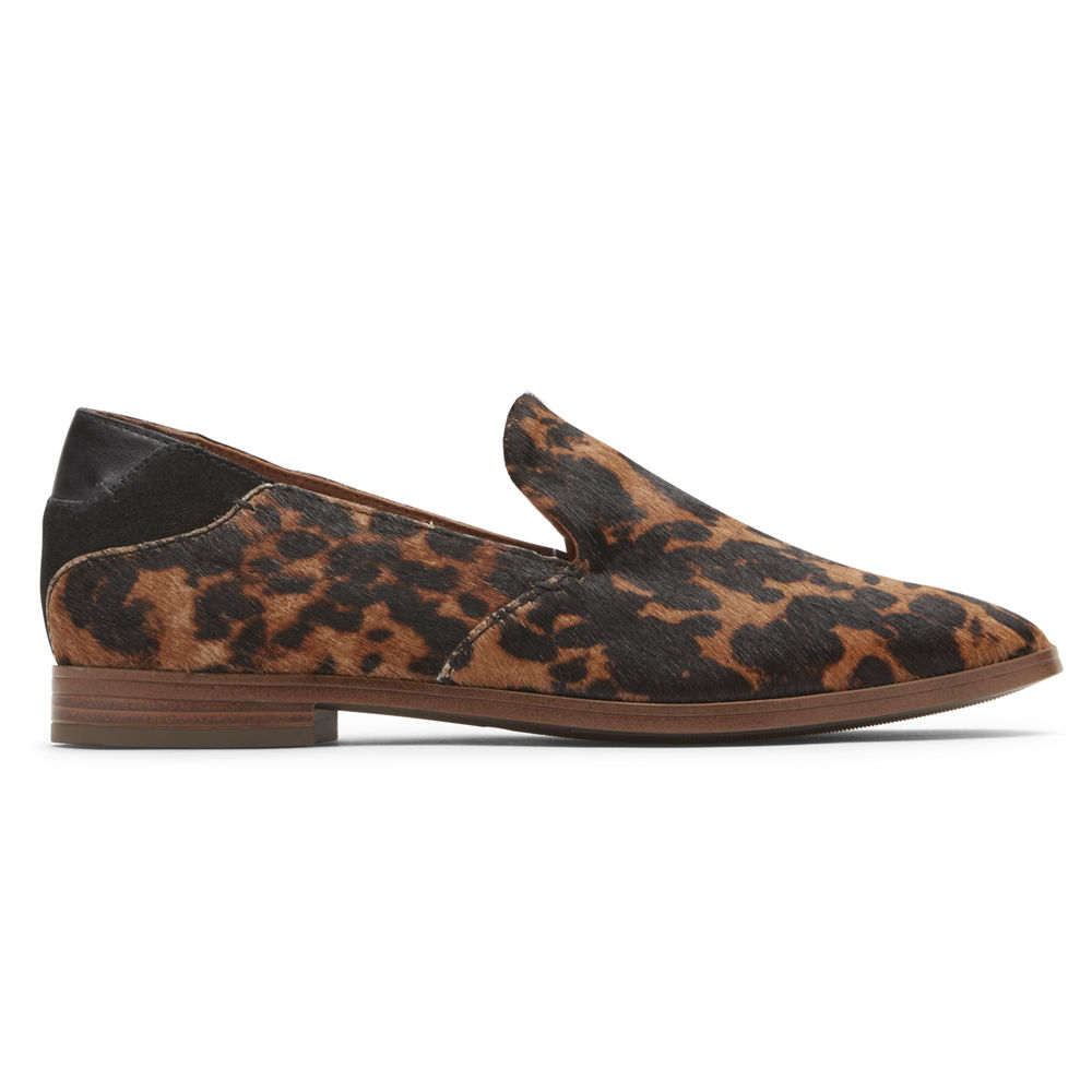 Rockport Loafers For Womens Leopard - Perpetua - PA6280731